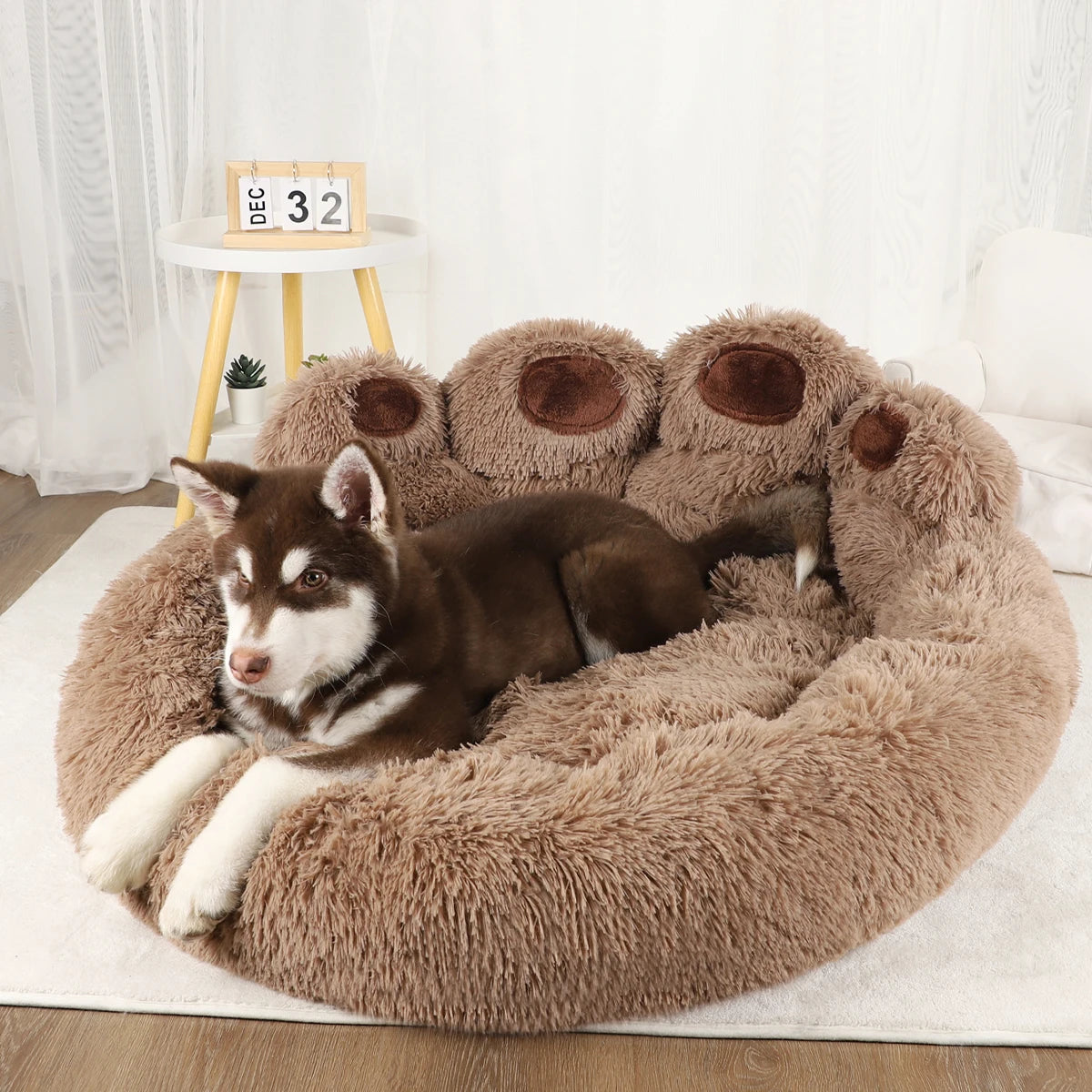 Cozy Plush Dog Sofa Bed - Winter Warmth for Small to Large Dogs, Perfect Pet Mat & Kennel Supplies